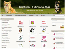 Tablet Screenshot of chihuahua-shop.com